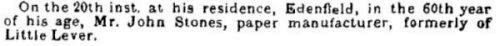 [Stones Death Notice]